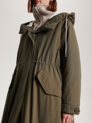 Parka khaki store tommy hilfiger