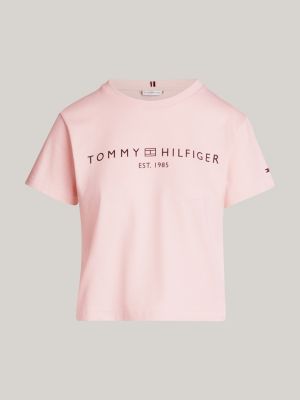 Tommy hilfiger roze shirt sale