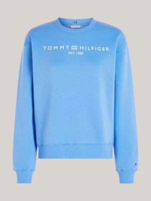 Modern Signature Logo Sweatshirt, Blue