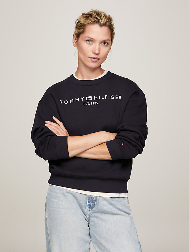 Modern Sweatshirt mit Logo | BLAU | Tommy Hilfiger