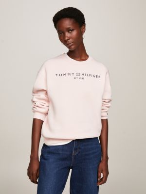 Signature Logo | Tommy | Modern Pink Hilfiger Sweatshirt