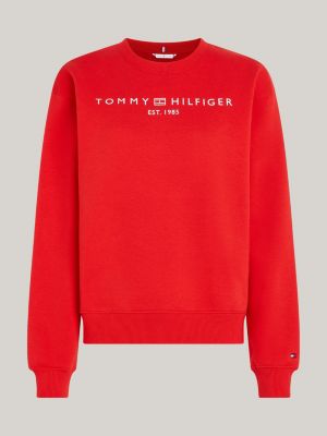 TOMMY HILFIGER - Women's lurex signature logo sweatshirt 