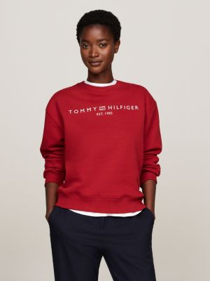 Women s Sweatshirts Oversized Cropped Tommy Hilfiger