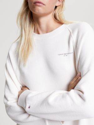 White Collection | Sweatshirt Dress Hilfiger | Tommy 1985