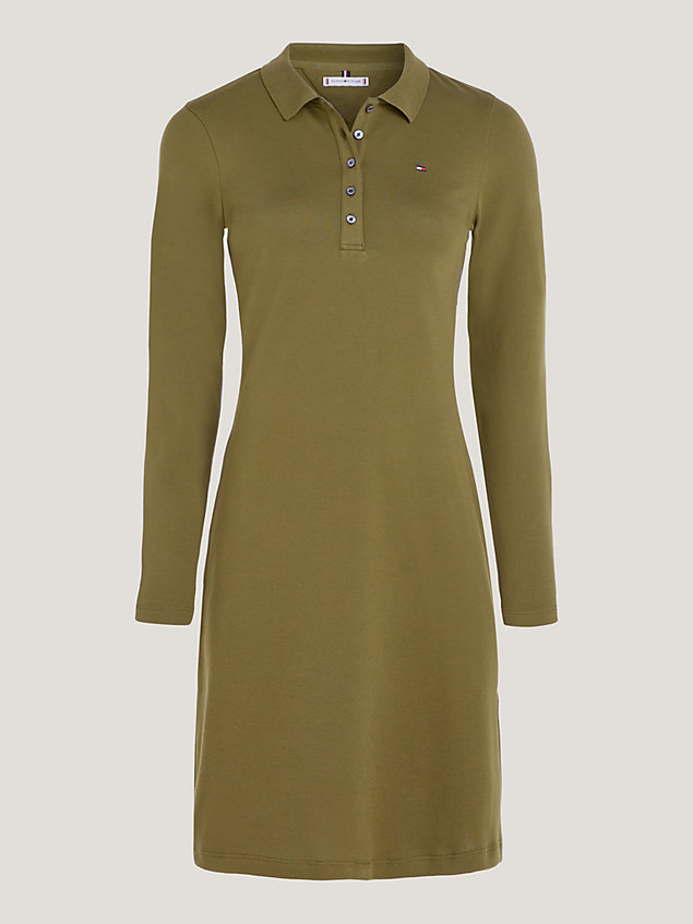 green sukienka polo 1985 collection dla kobiety - tommy hilfiger