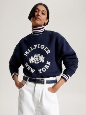 Varsity Crop Sweatshirt NY Yankees Black