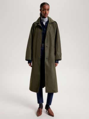 Khaki tommy on sale hilfiger coat