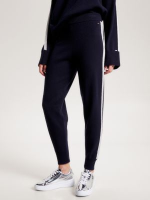 Tommy Hilfiger Women's Leggings Slim Sport, Blue (Desert Sky), XXS :  : Fashion