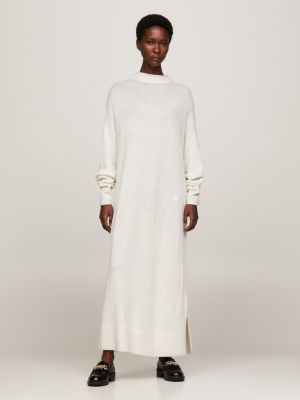 White midi sales jumper dress