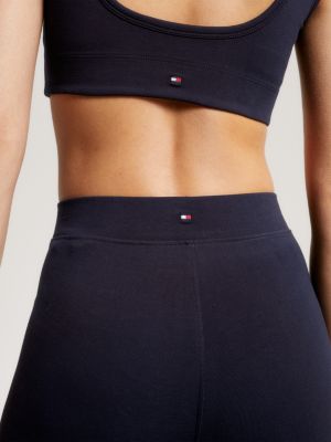 The Logo Legging + Sport Bra set - Slate Blue Ribbed High-Waist – AMILLIARDI