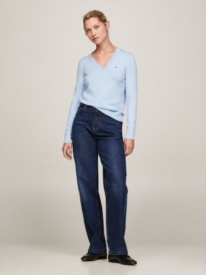 Tommy hilfiger best sale blue jumper womens