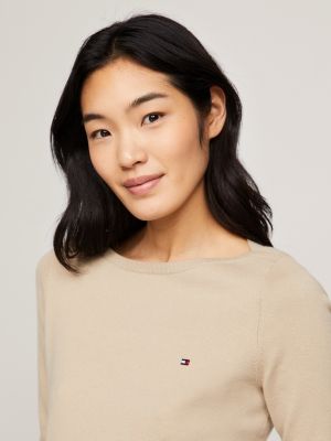 Tommy hilfiger beige store jumper