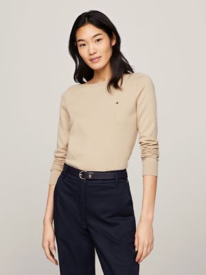 Pull court tommy hilfiger femme hot sale