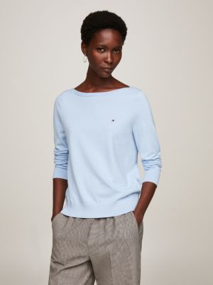 Pull tommy hilfiger discount femme bleu marine