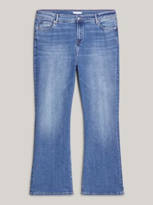 Curve High Rise Wide Leg Jeans | Denim | Tommy Hilfiger