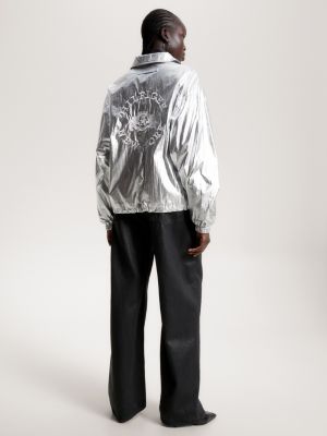 Keep Up With Me Puffer Jacket - Silver