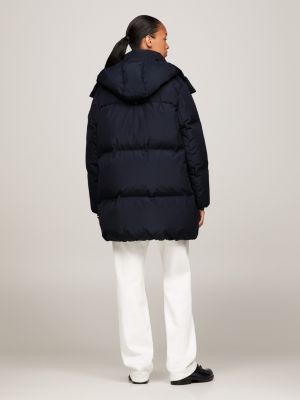 Doudoune New York recyclée en GORETEX Bleu Tommy Hilfiger