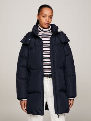 Women's tommy puffer clearance jacket