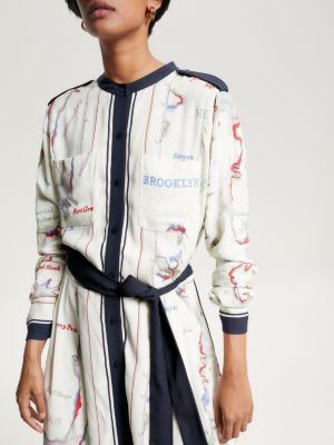 Robe chemisier tommy discount hilfiger