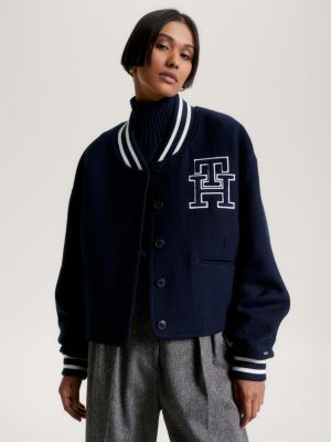 Tommy hilfiger varsity jacket on sale womens