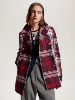 Tommy jeans deals plaid coat