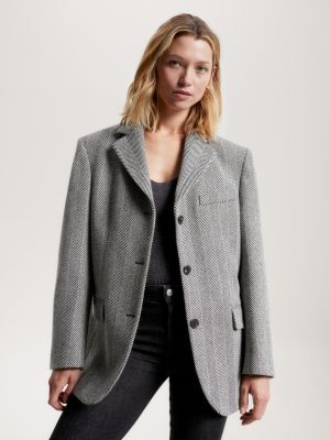 Grey on sale oversized blazer