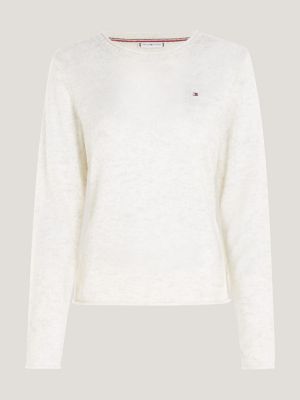 Tommy hilfiger deals jumper white womens