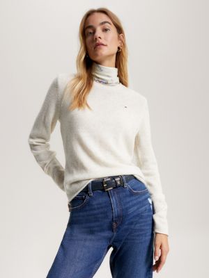 Tommy hilfiger jumper women on sale white