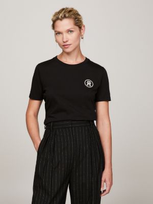 Buy Calvin Klein Jeans Women Black Crew Neck Monogram Logo Sweatshirt -  NNNOW.com