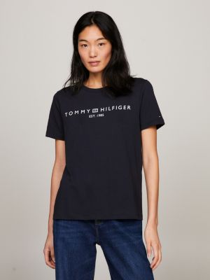 Tommy Hilfiger classic logo t-shirt in light blue