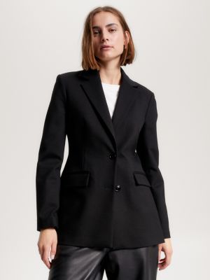 Single Breasted | Blazer Tommy Hilfiger | Black Fit Slim