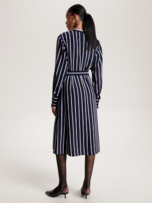 Striped tommy hilfiger dress sale