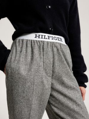 Tommy hilfiger best sale logo waistband joggers