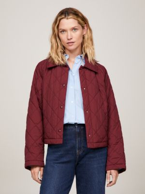 Tommy hilfiger red sales denim jacket