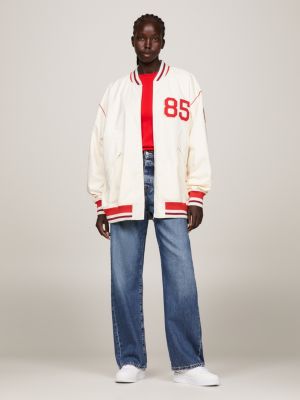 Tommy hilfiger deals textured baseball jacket