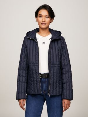 Tommy jeans long padded hooded clearance coat