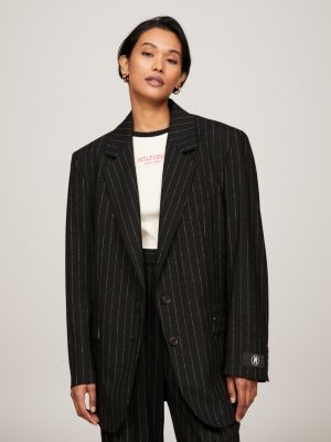 Veste de costume décontractée pour femme à double boutonnage en