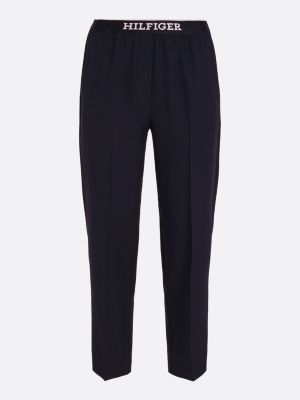 Tommy Hilfiger Curve Leggings - Trousers - desert sky/blue