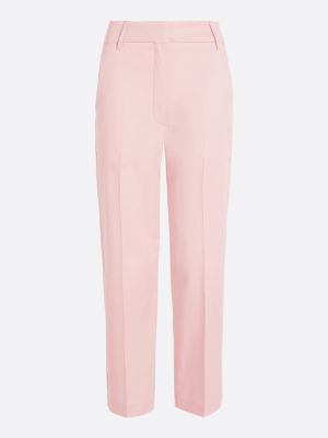 Cotton Blend Slim Fit Straight Leg Chinos | Pink | Tommy Hilfiger