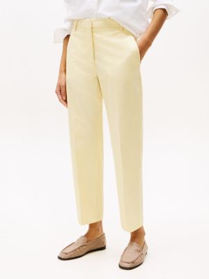 Slim Straight Leg Ankle Chinos | Yellow | Tommy Hilfiger