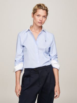 & Women\'s Tommy SI - Checkered Hilfiger® Shirts Shirts Blouses |