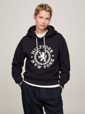 Sweat à capuche Tommy Hilfiger Bleu, achat/vente de pull