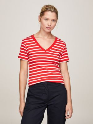 Tommy Hilfiger - Tee Shirt Manches Longues Femme Original Rib