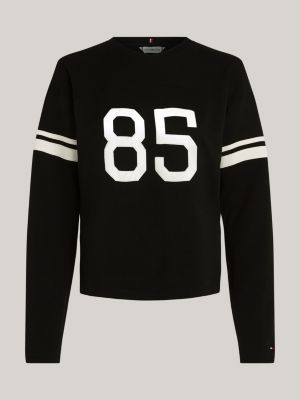 1985 Collection Varsity Long Sleeve T-Shirt | Black | Tommy Hilfiger