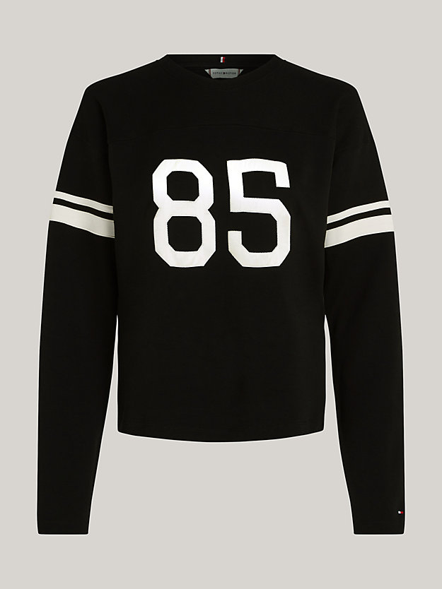 1985 Collection Varsity Long Sleeve T-Shirt | BLACK | Tommy Hilfiger