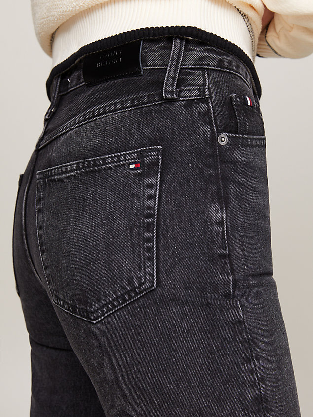 denim classics high rise fitted straight jeans for women tommy hilfiger