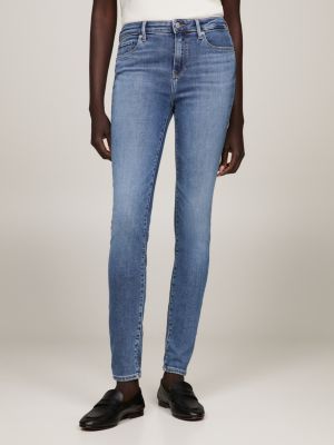 Como Mid Rise Skinny TH Flex Jeans | Denim | Tommy Hilfiger