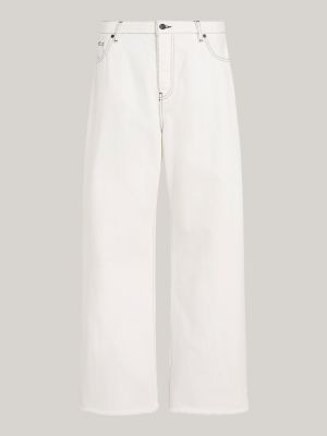 Mid Rise Oversized Slouchy White Jeans | Denim | Tommy Hilfiger