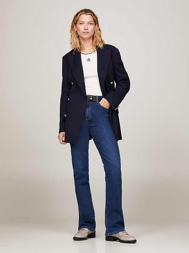 denim high rise bootcut jeans for women tommy hilfiger