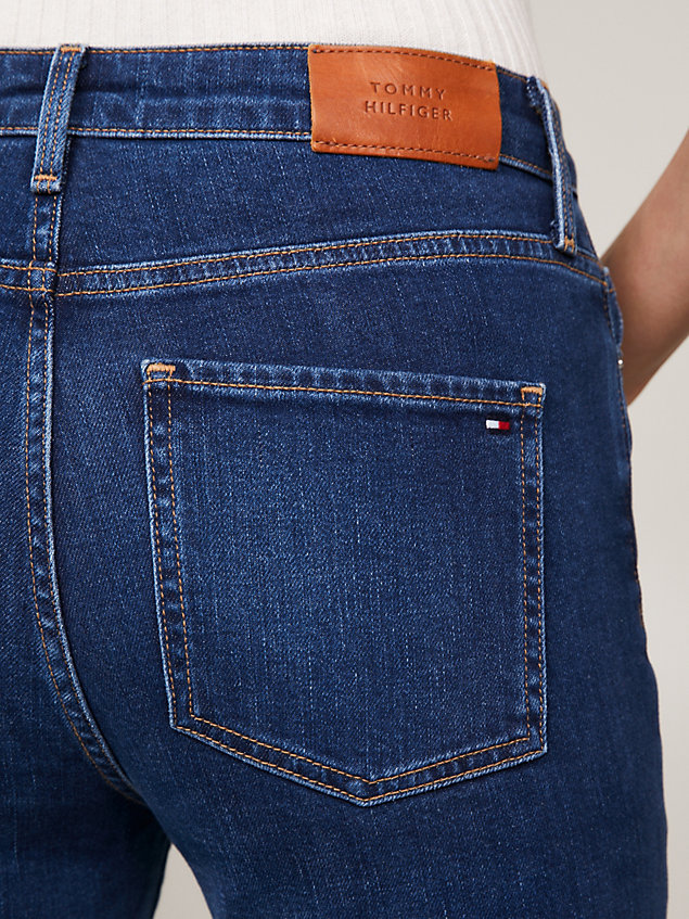 denim bootcut jeans mit hohem bund für damen - tommy hilfiger